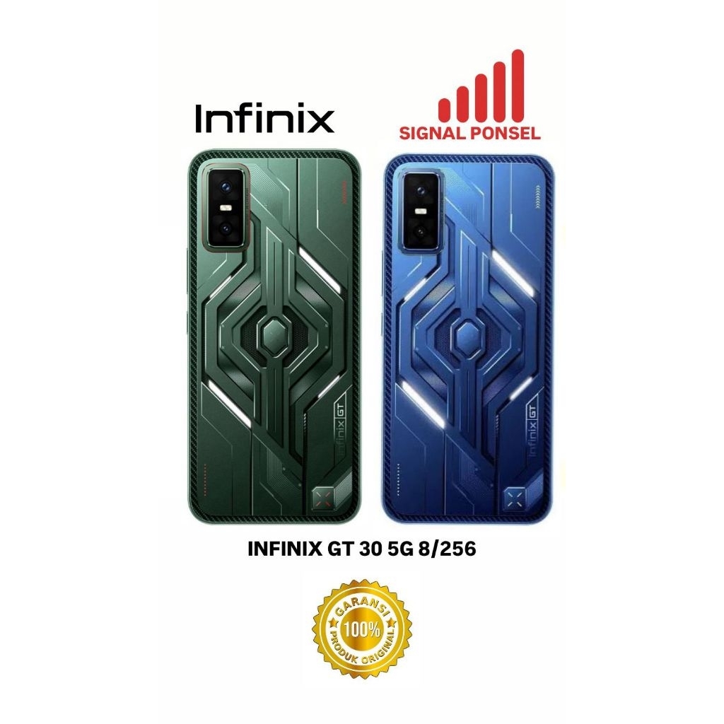 INFINIX GT 30 5G 8+8 EXTENDED RAM /256 CHIPSET  MEDIATEK DIMENSITY 7400 5G (4nm) LAYAR AMOLEDDENGAN 