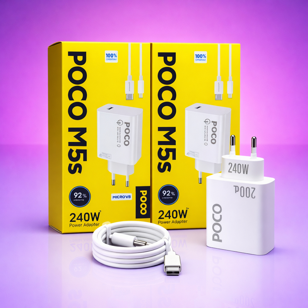 [ Poco M5s ] Travel charger Casan Poco M5S 120watt
