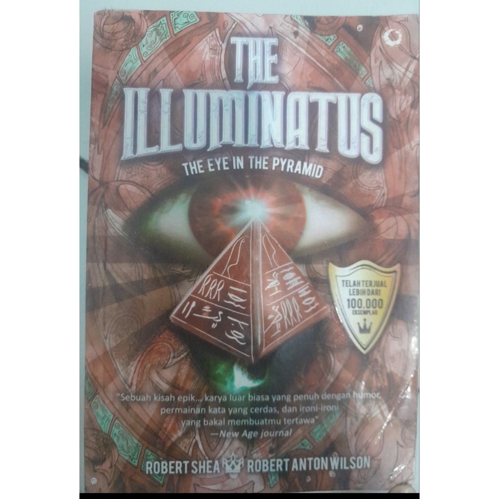 buku novel the illuminatus by robert shea | preloved buku novel bacaan the illuminati