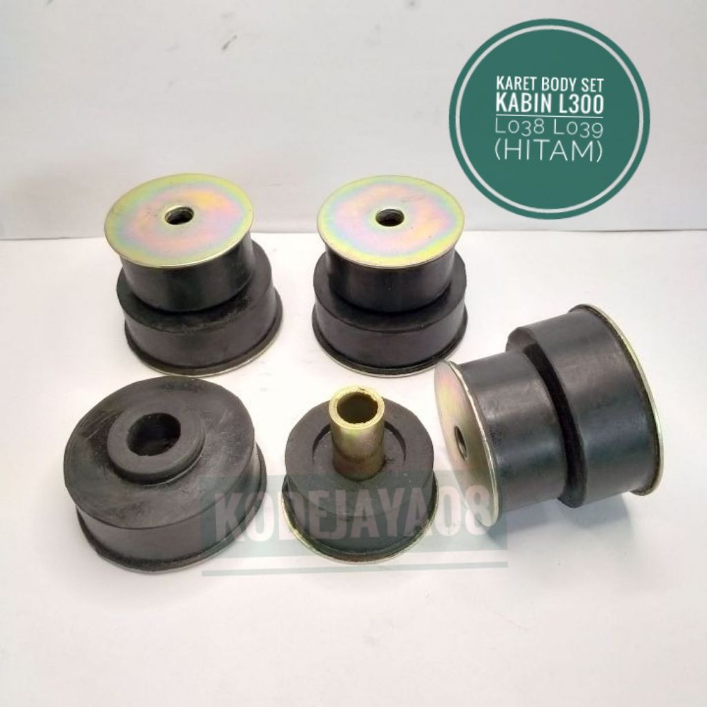 KARET BODY SET KABIN L300 L038 L039 (HITAM) sparepart mobil