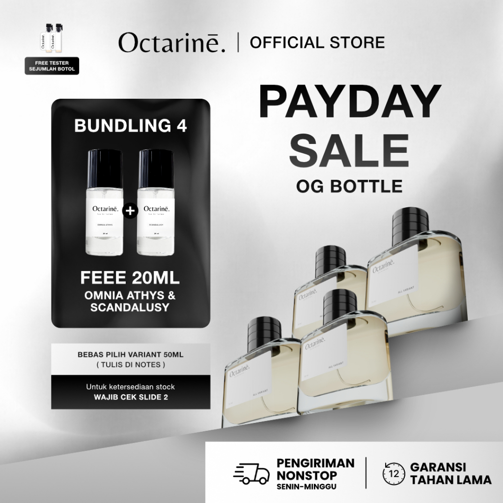 [ PROMO ] Promo Bundling 4 Botol Parfum 50ml Free 2 Botol 20ml by Octarine