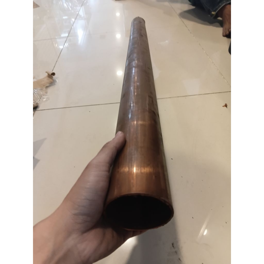 Pipa Tembaga 3 inchi x T 1,8mm x 3000mm Pipa Tembaga