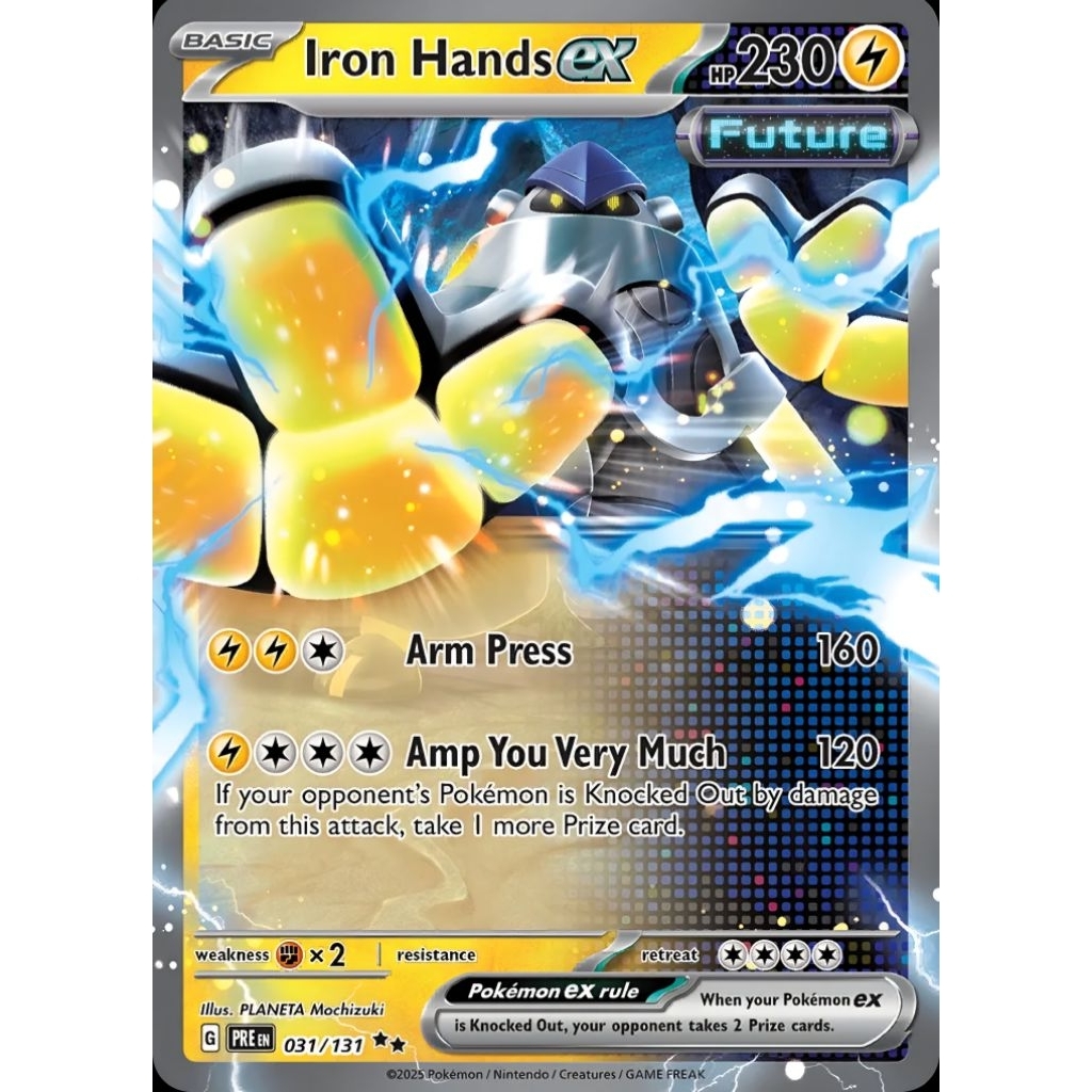 Tcg Pokemon RR Iron Hands EX English