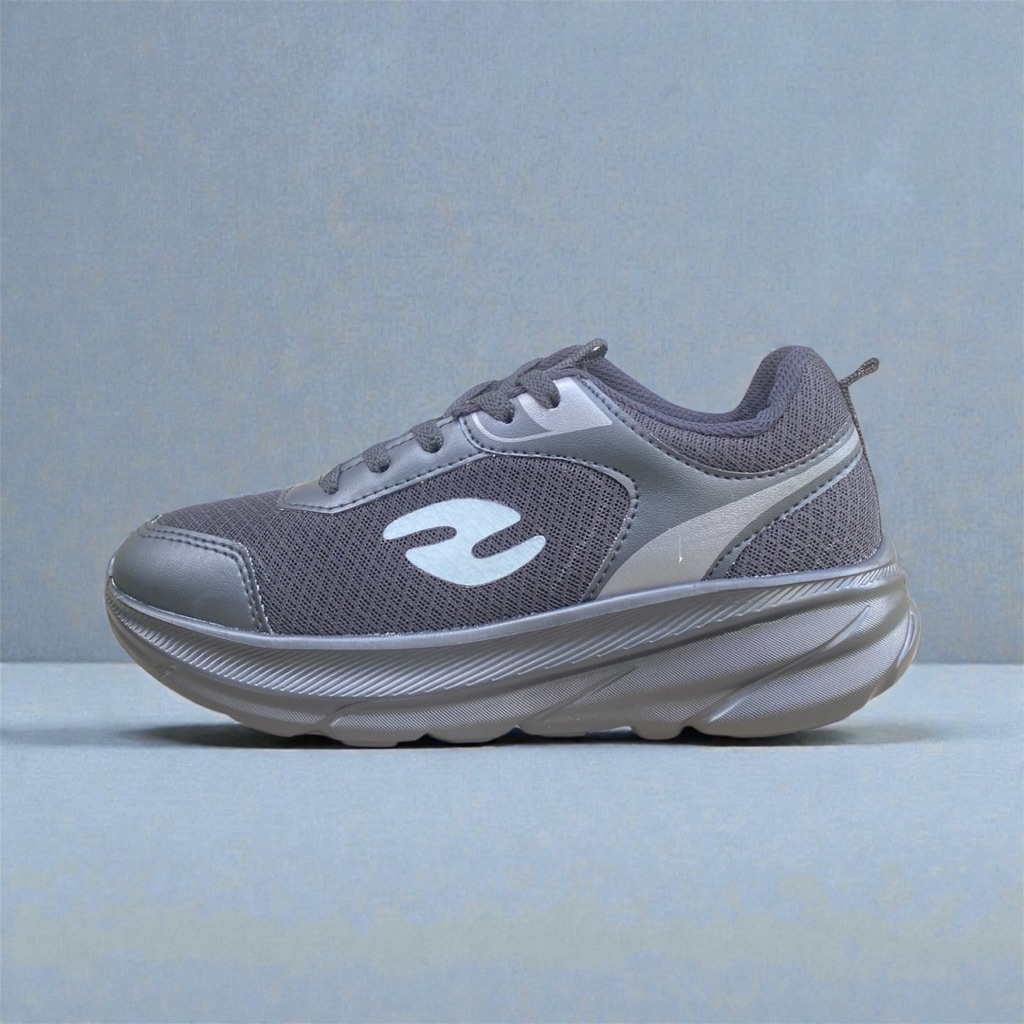 Sepatu Sneakers Jogging Running Full Hitam Remaja Size 35-40 Perempuan Laki-laki Outsole Ringan untu