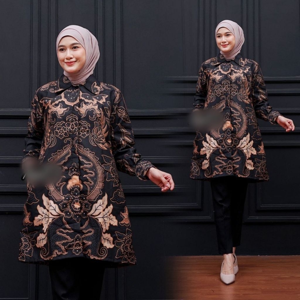Dress wanita model batik