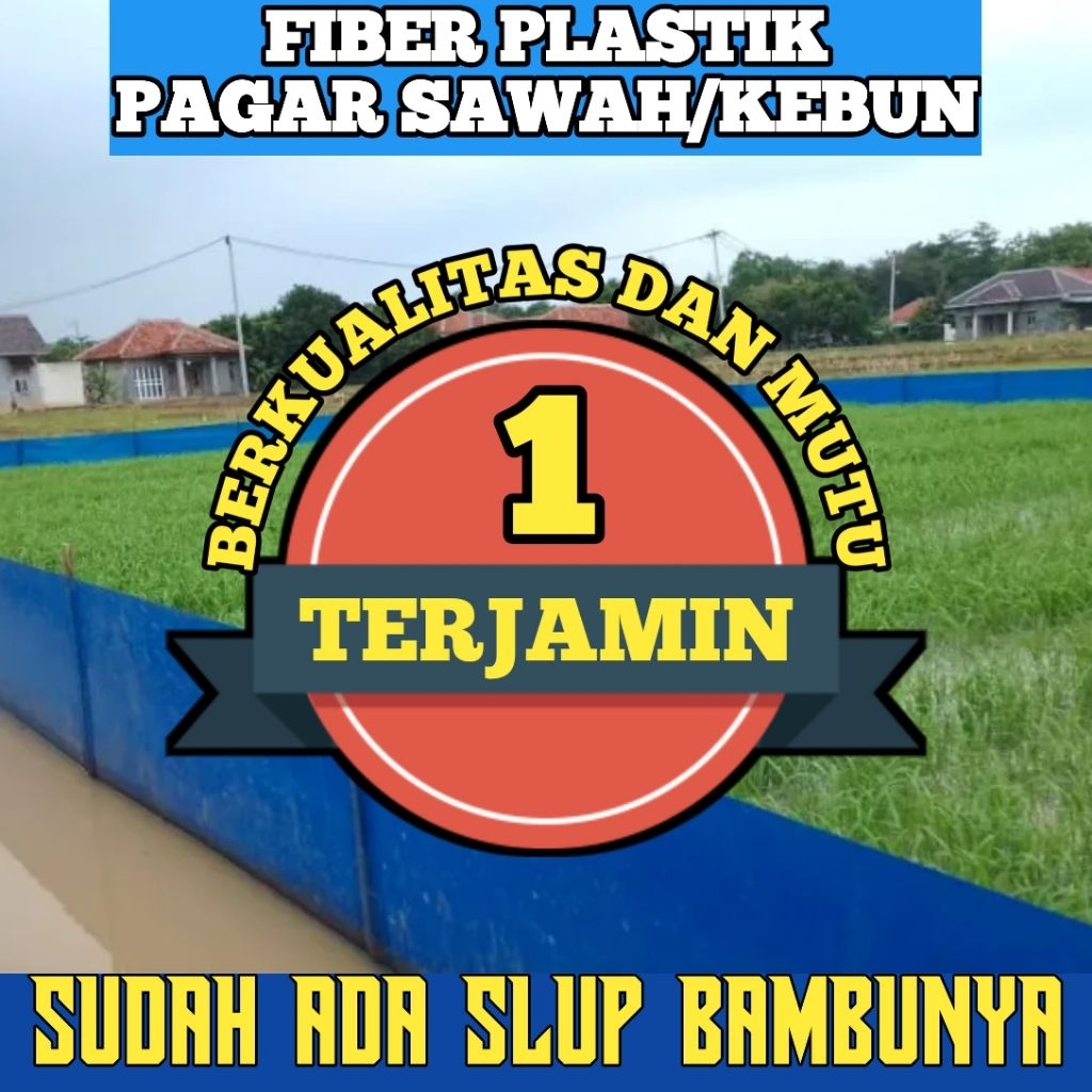plastik fiber sawah/plastik pagar pertanian/fiber plastik/tebal 220micron