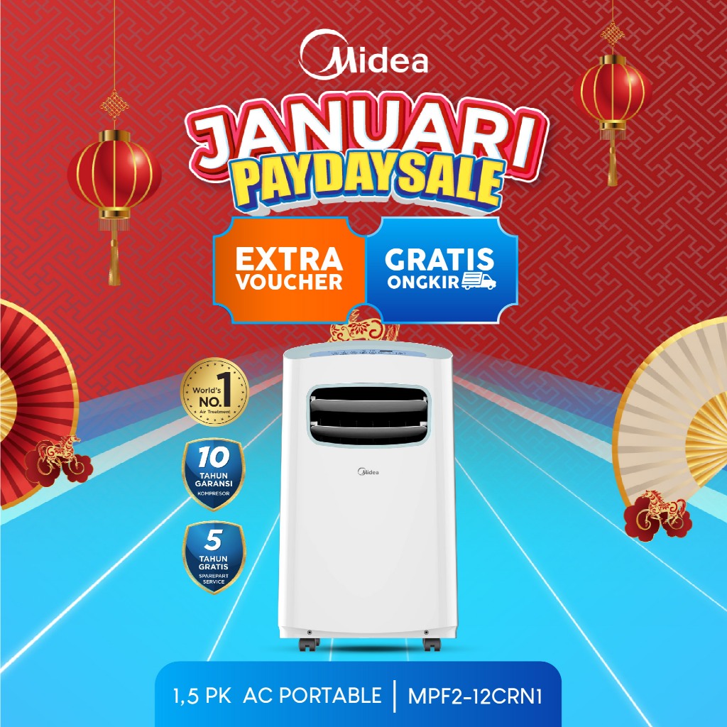 Midea AC Portable MPF2-12CRN1 1.5 PK