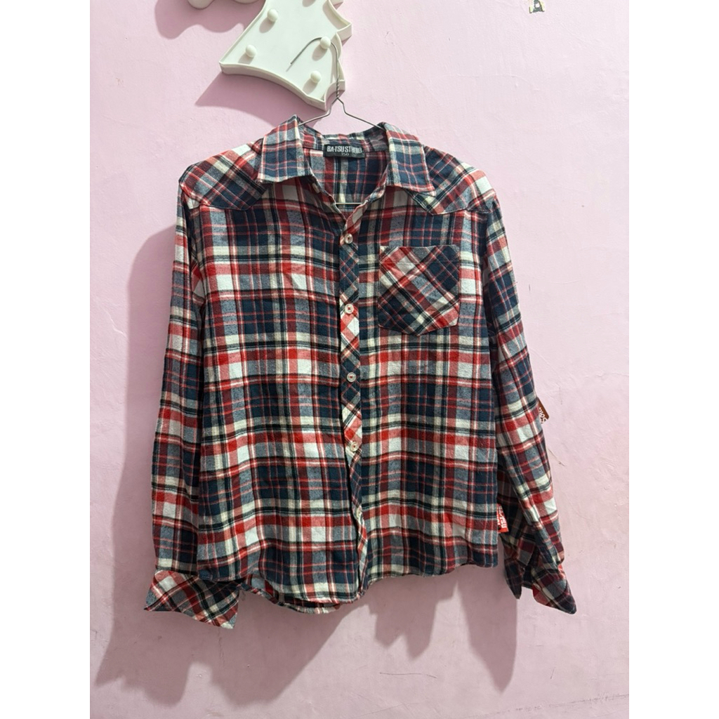 [PRELOVED] Kemeja Flanel BA-TSU STUDIO