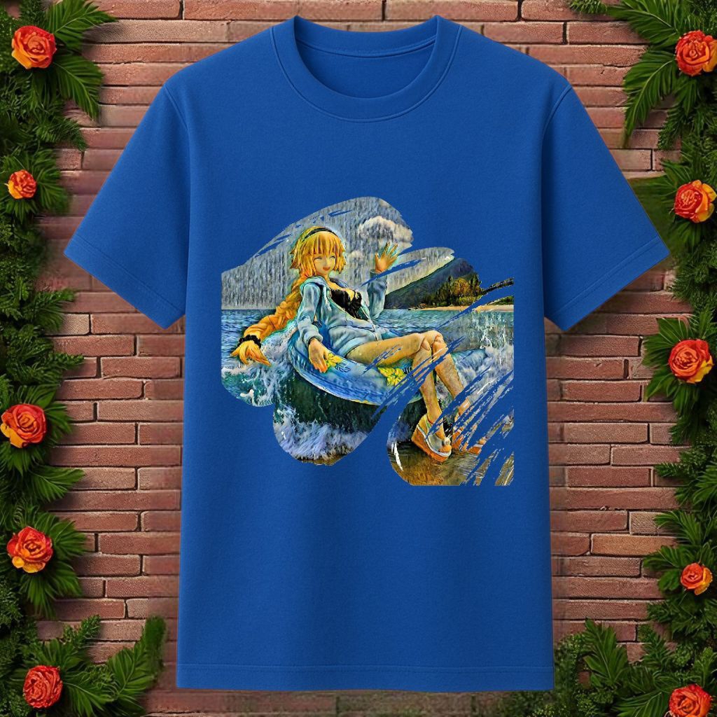 Mynaverse Wear x Figma - Kaos T-shirt Dewasa - Anime Series - Fate / Grand Order : Jeanne d'Arc