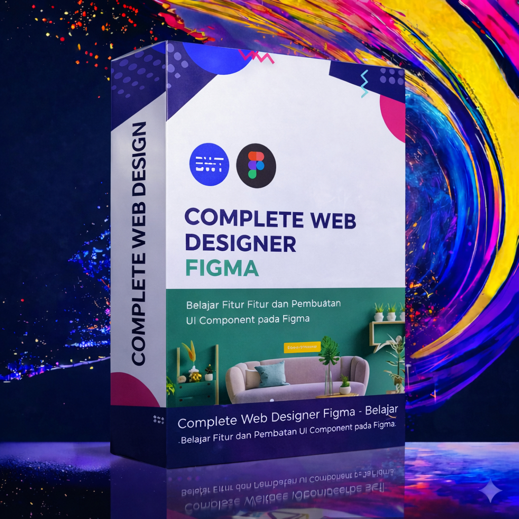 Complete Web Designer Figma - Belajar Fitur Fitur dan Pembuatan UI Component pada Figma