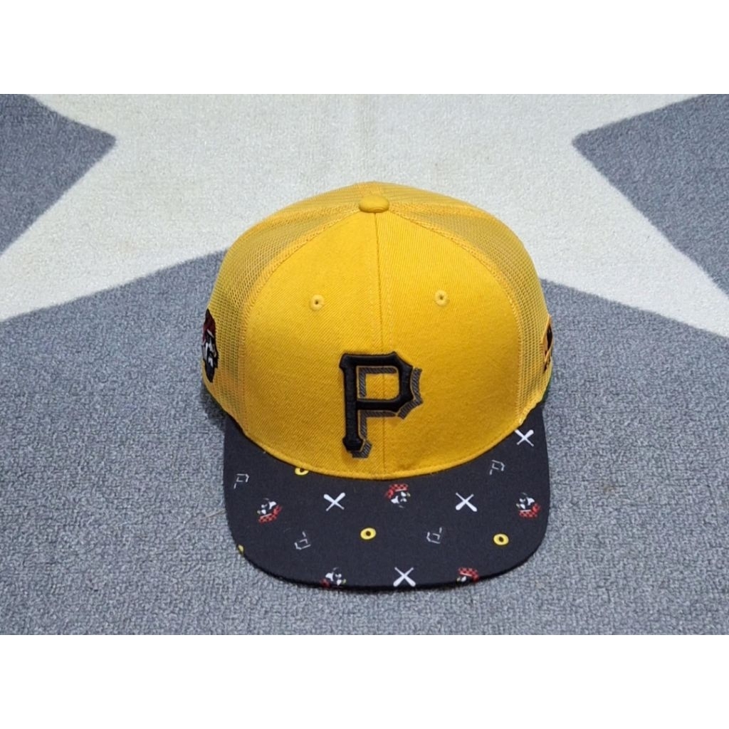 Topi mlb pirates trucker hat original bekas preloved unik