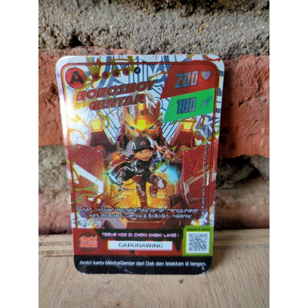 choki-Choki boboiboy gentar