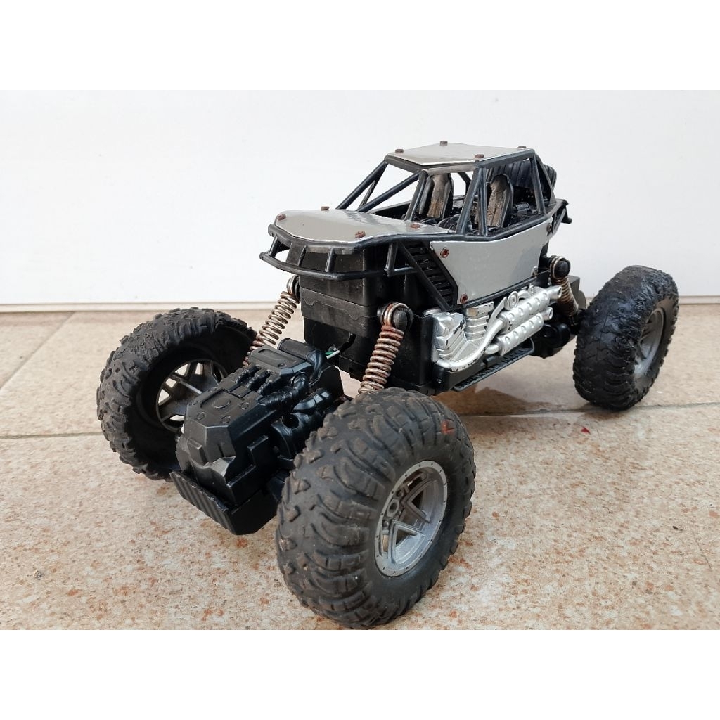 RC rock crawle skala 1:20 junk di bagian karet ban PCB nempel || Growrace Rc