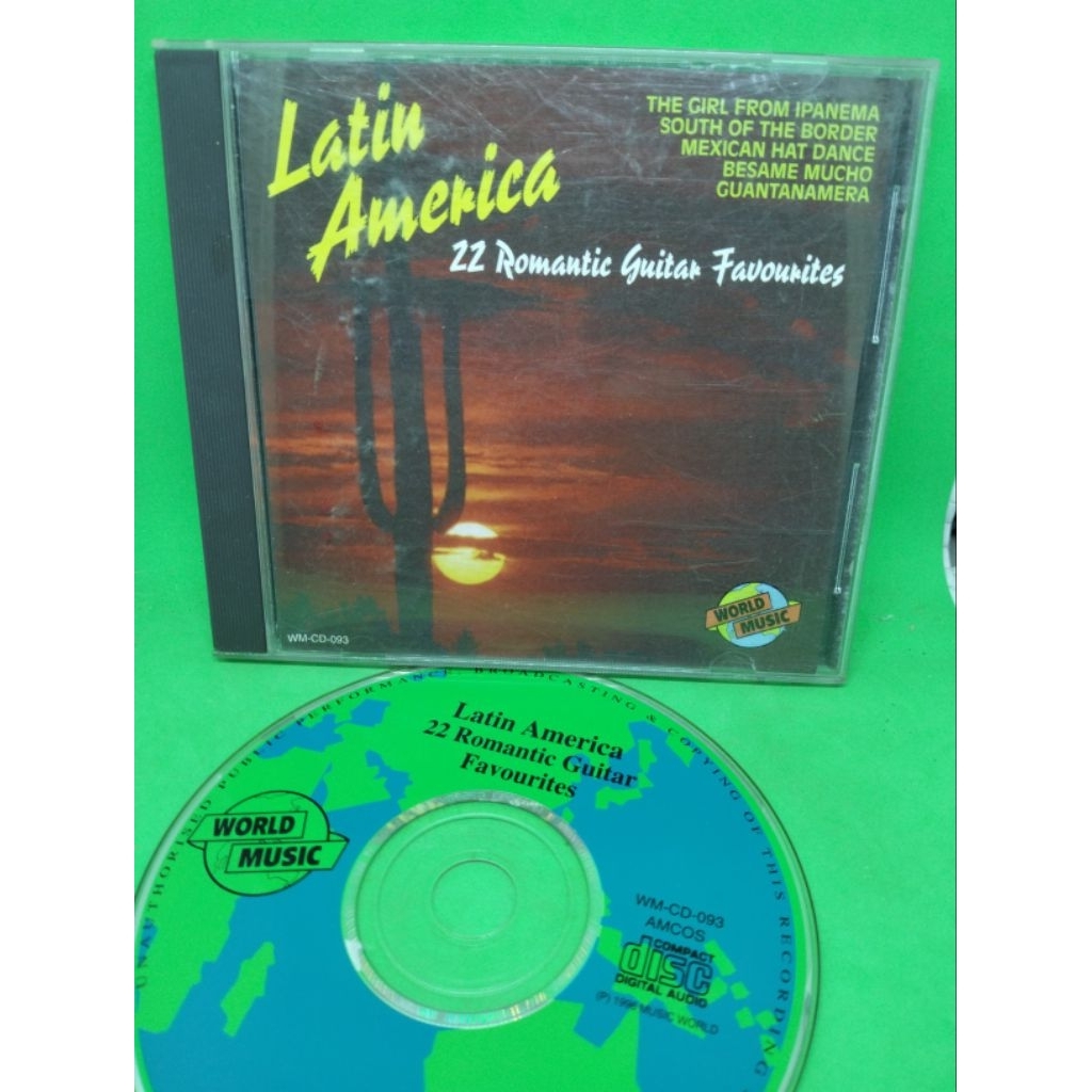 CD audio digital Latin America 22 Romantic Guitar Favourties