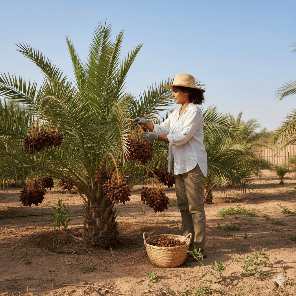 BIBIT TANAMAN BUAH KURMA AJWA TINGGI -+50CM/ BIBIT KURMA AJWA