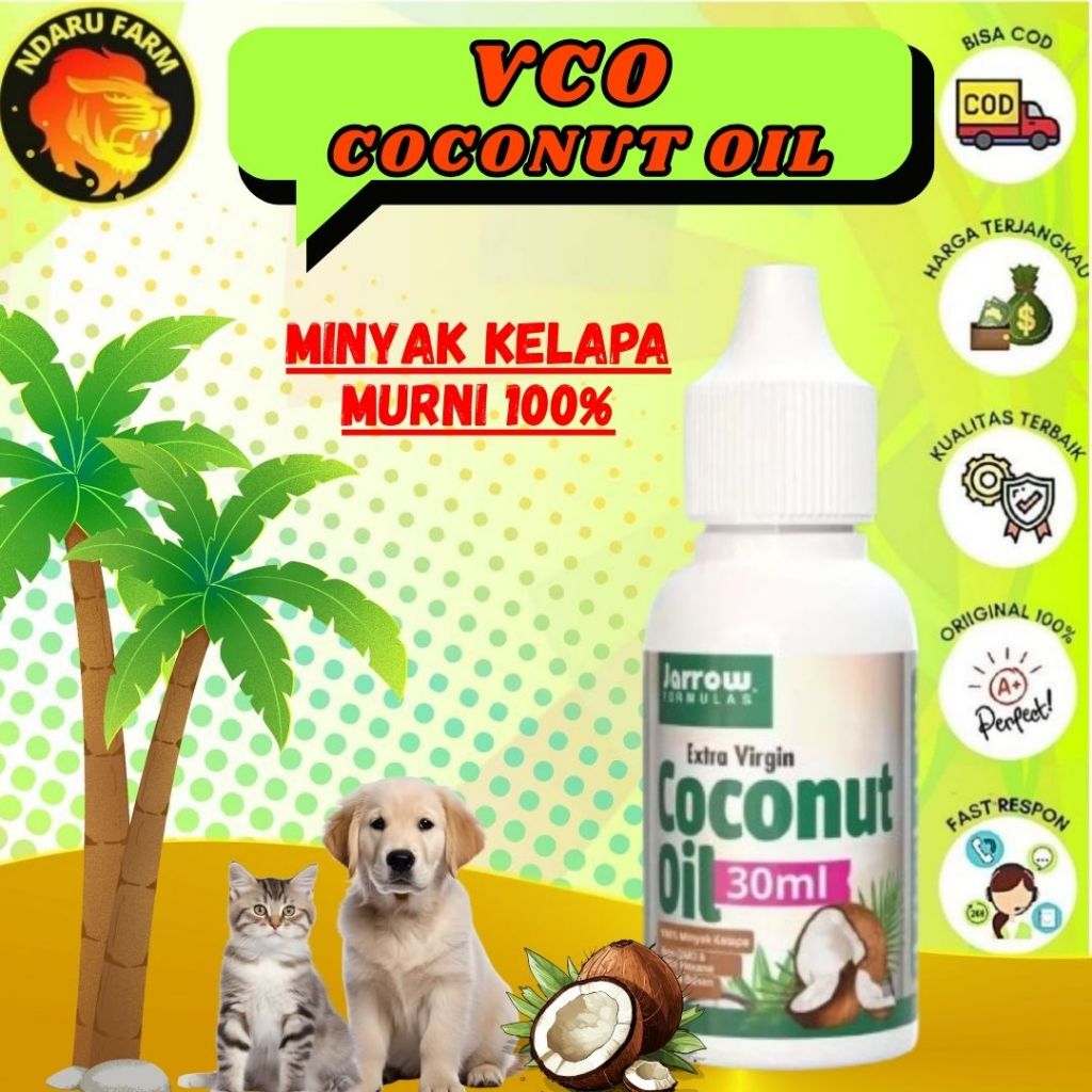 Virgin Coconut Oil Untuk Kucing,Anjing 30ml