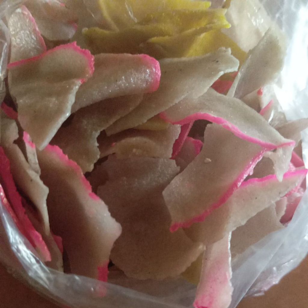 PROMO!!500gram kerupuk upil mentah goreng pasir /minyak