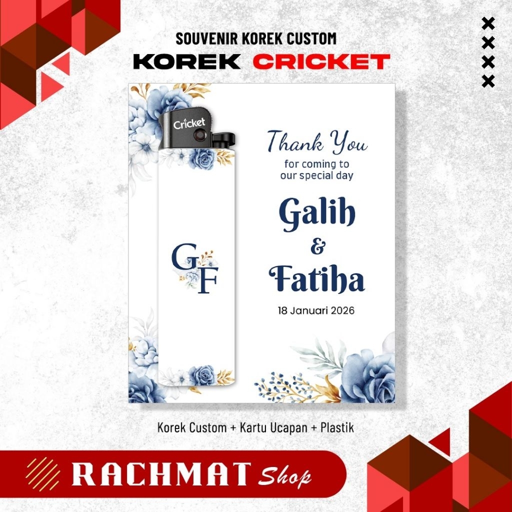 Souvenir Korek Cricket Custom Untuk Pernikahan