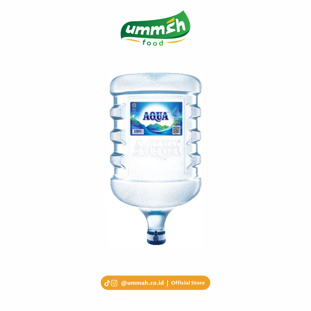 [Galon + Air] AQUA Mineral Water Galon 19 Liter