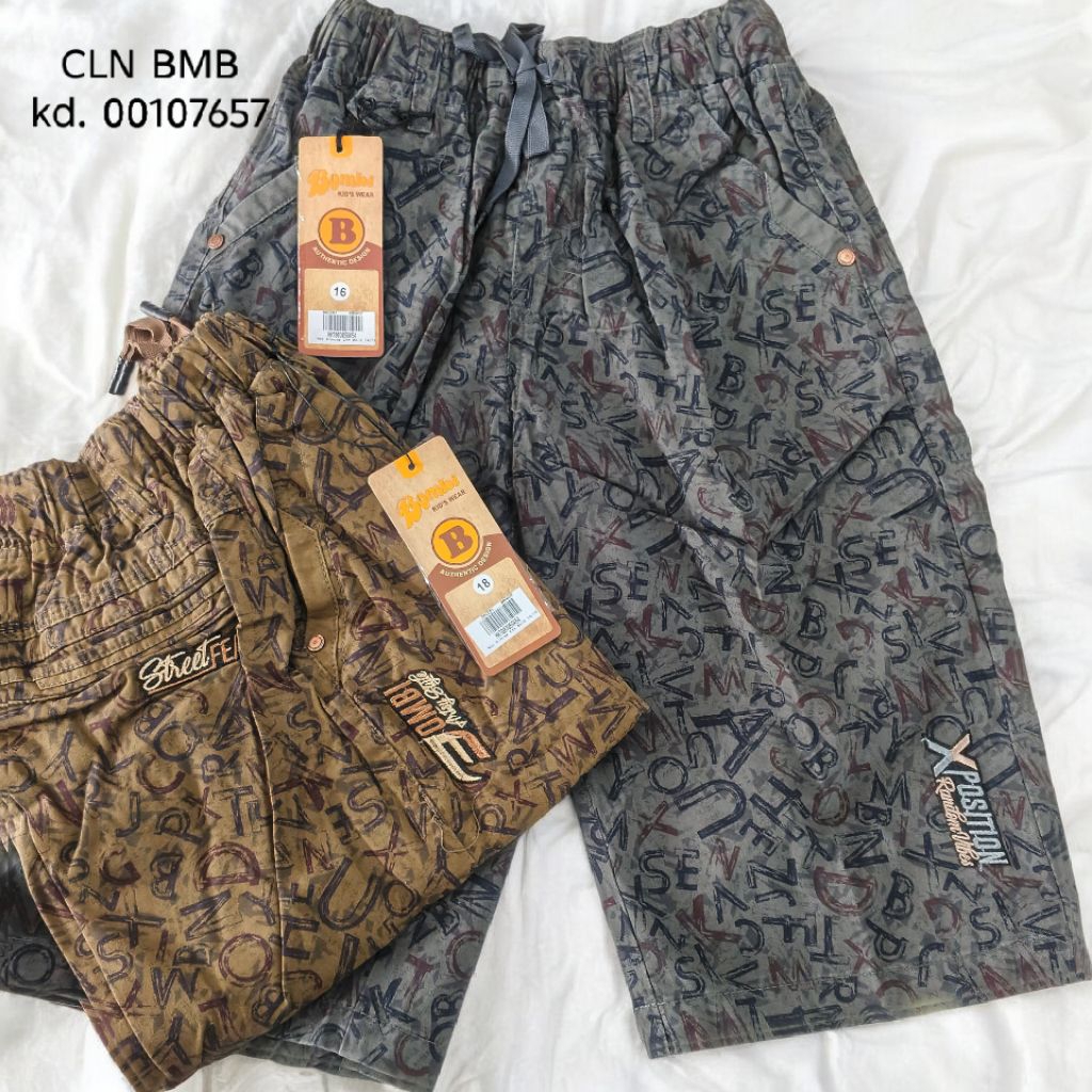 CELANA BOMBI | CELANA PENDEK ANAK
