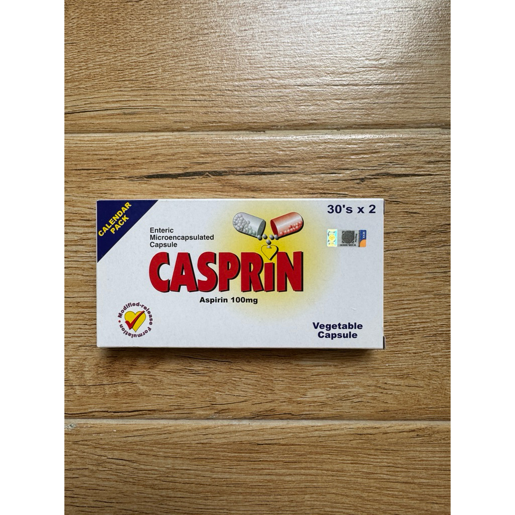 Caspirin Aspirin 100mg isi 30