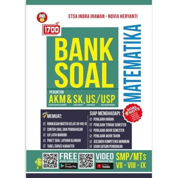 Buku 1700 Plus Bank Soal Matematika SMP/MTs