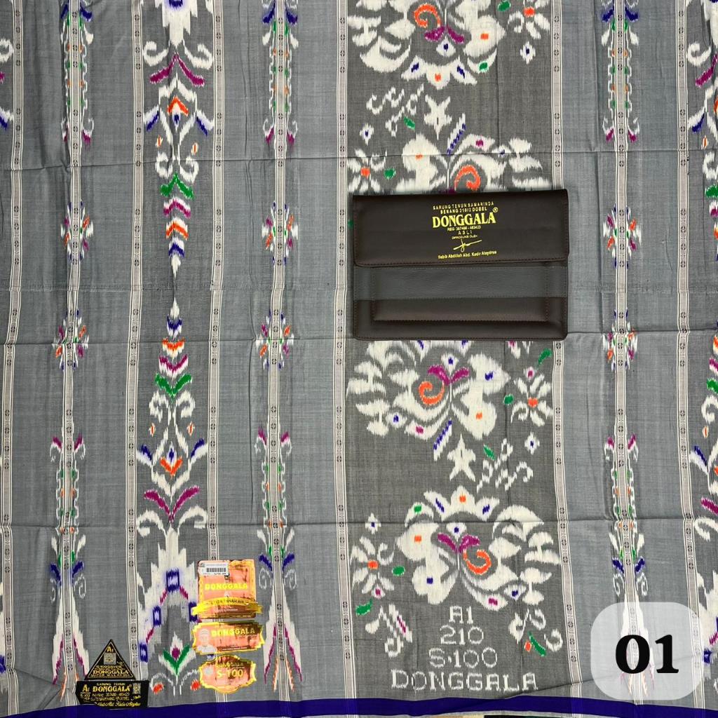 Sarung Donggala A1 S100 Violet / Sarung Donggala Full Sutra