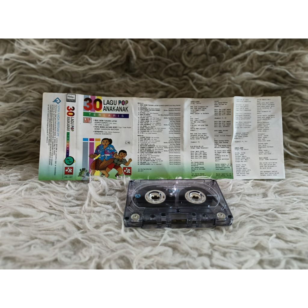 30 lagu pop anak anak kaset pita