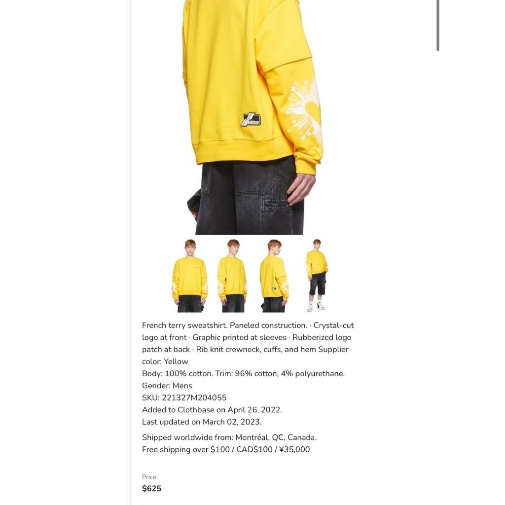 Sweatshirt Welldone
