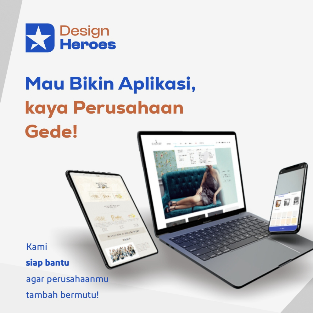 Jasa Pembuatan Aplikasi berbasis Website Custom desain High Class dan Modern Look