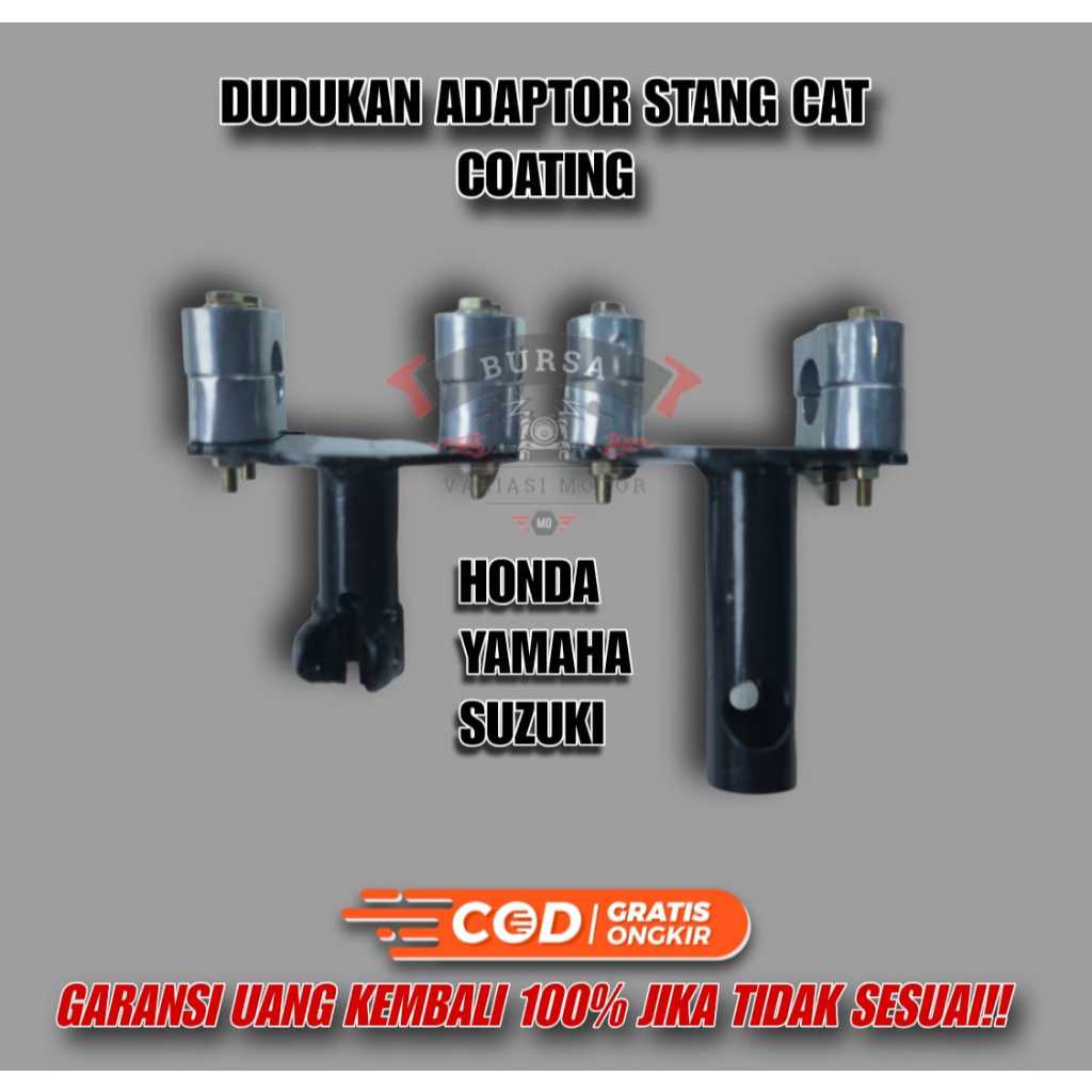 Adaptor stang racing dudukan stang Matic Bebek universal custom untuk motor Honda supra x supra fit 