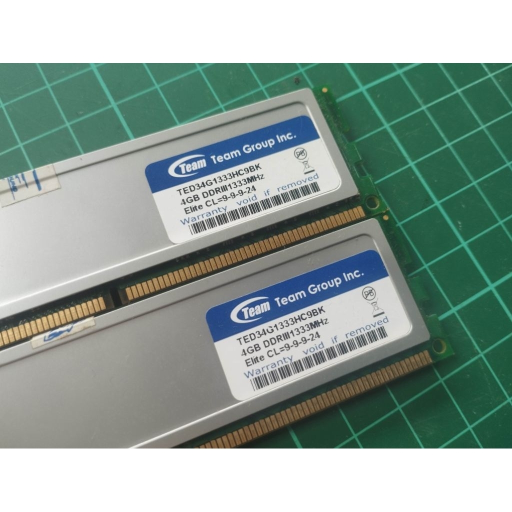 RAM DDR3 1333mhz 8GB (2x4GB) team elite for PC
