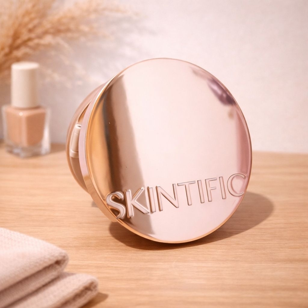 SKINTIFIC - Cover All Perfect Cushion 11g/0.37 FL.OZ | Skintific Cushion Gold 02 Ivory | Skintific G