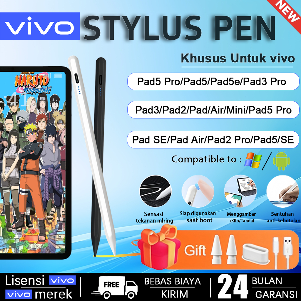 vivo Stylus Pen, for vivo Pad Air/Pad SE//Pad5e/Pad Air/Pad3 Pro Stylus pen Untuk tablet vivo[NEW][1