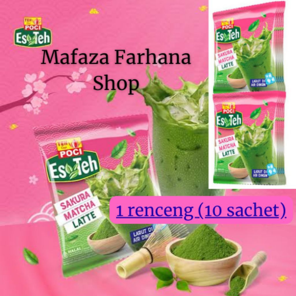 Es Teh Poci Matcha / Teh poci Matcha