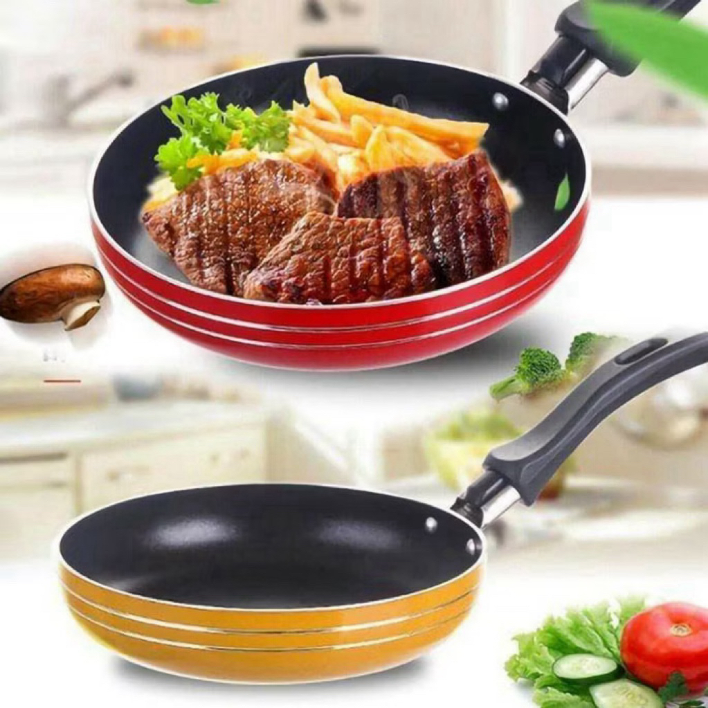 WAJAN PENGGORENGAN ALUMINIUM ANTI LENGKET 12cm