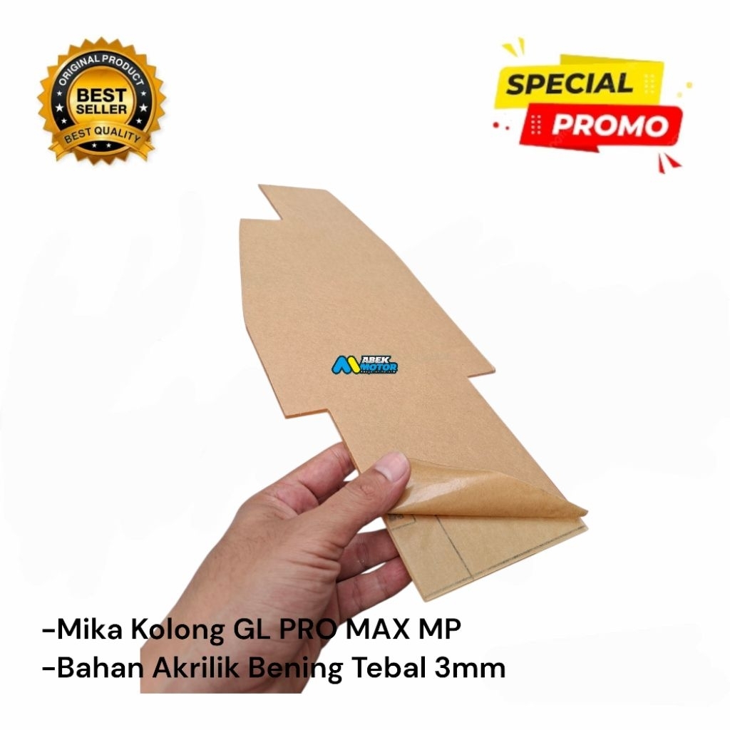 Spakbor Tengah Mika Kolong Akrilik Bening PNP GL Max Pro Megapro Tebal 3mm