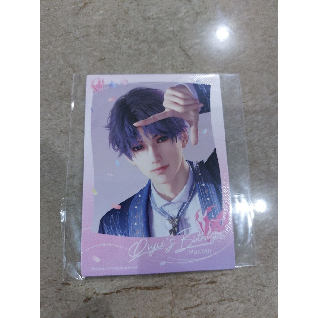 Polaroid Rafayel Birthday Love and Deepspace Official