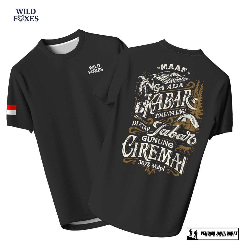 kaos gunung atap ciremai kaos pendaki