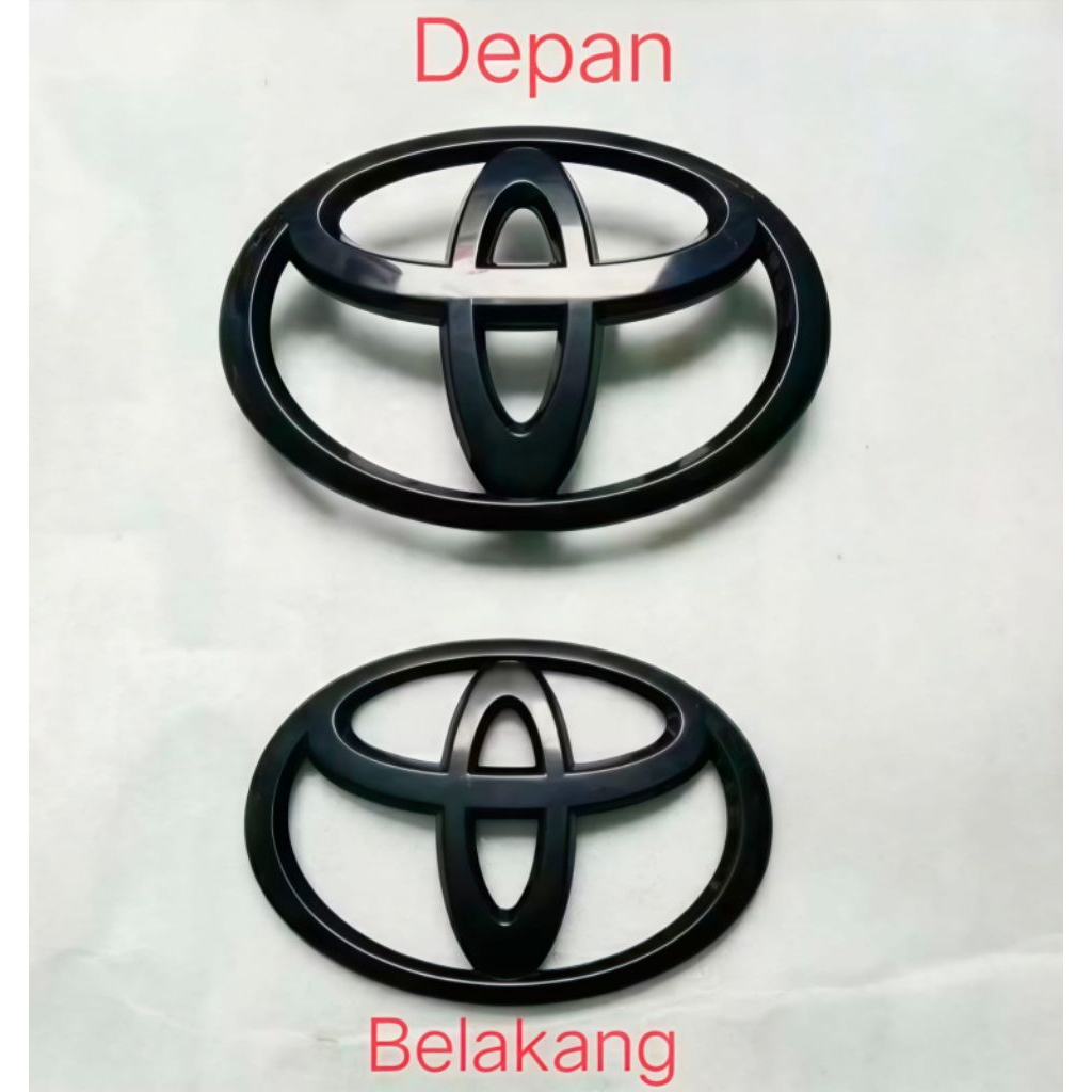 logo emblem Avanza Veloz depan belakang tahun 2017-2025/ Toyota Avanza/ logo Toyota