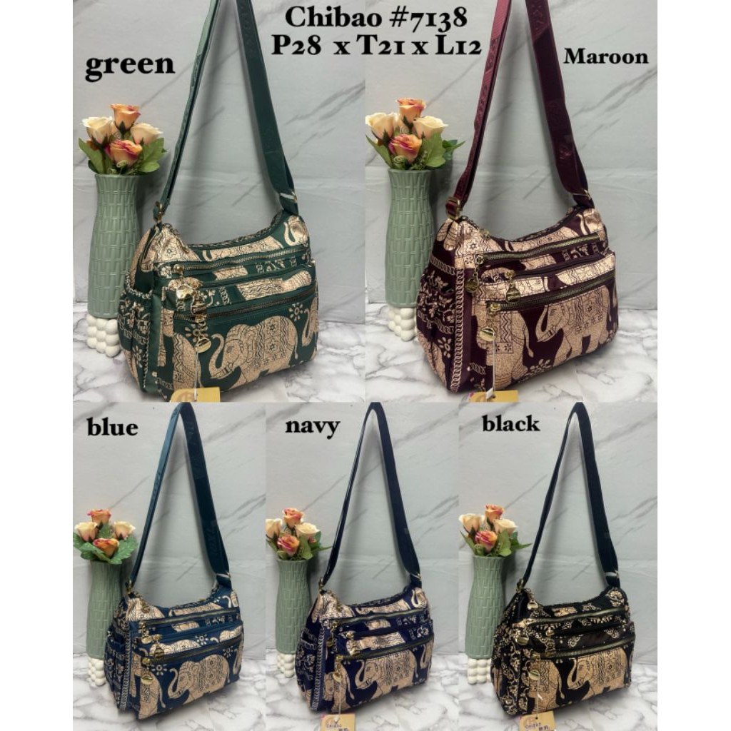 Tas Selempang Wanita Chibao Motif Gajah 7138