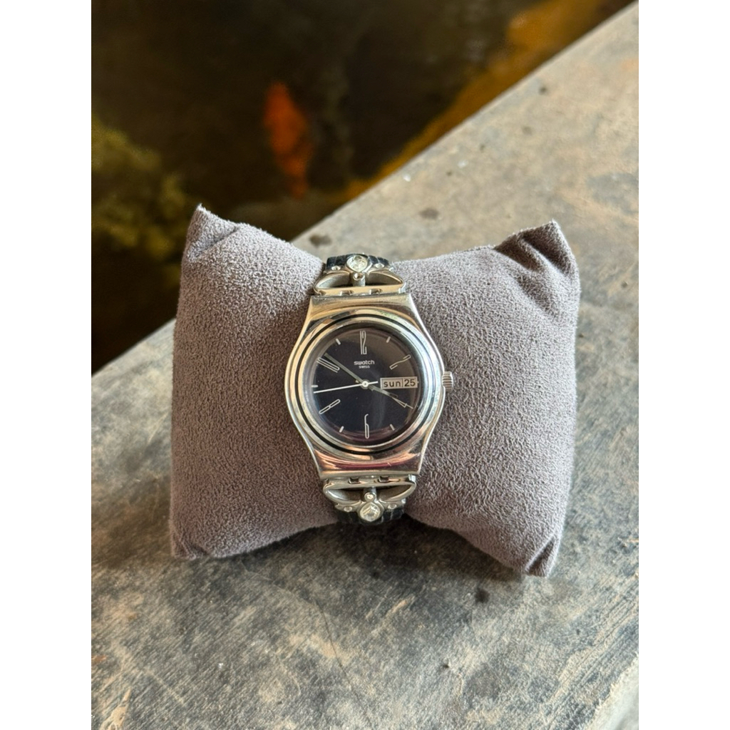 Swatch Moroccan Night Blue Jam Tangan Wanita Bekas Original