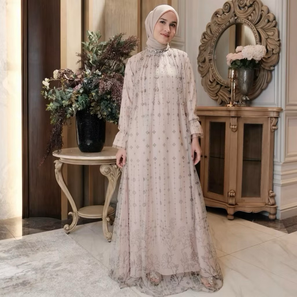 Dress Lebaran/Raya by Javina series Aleena size XXL