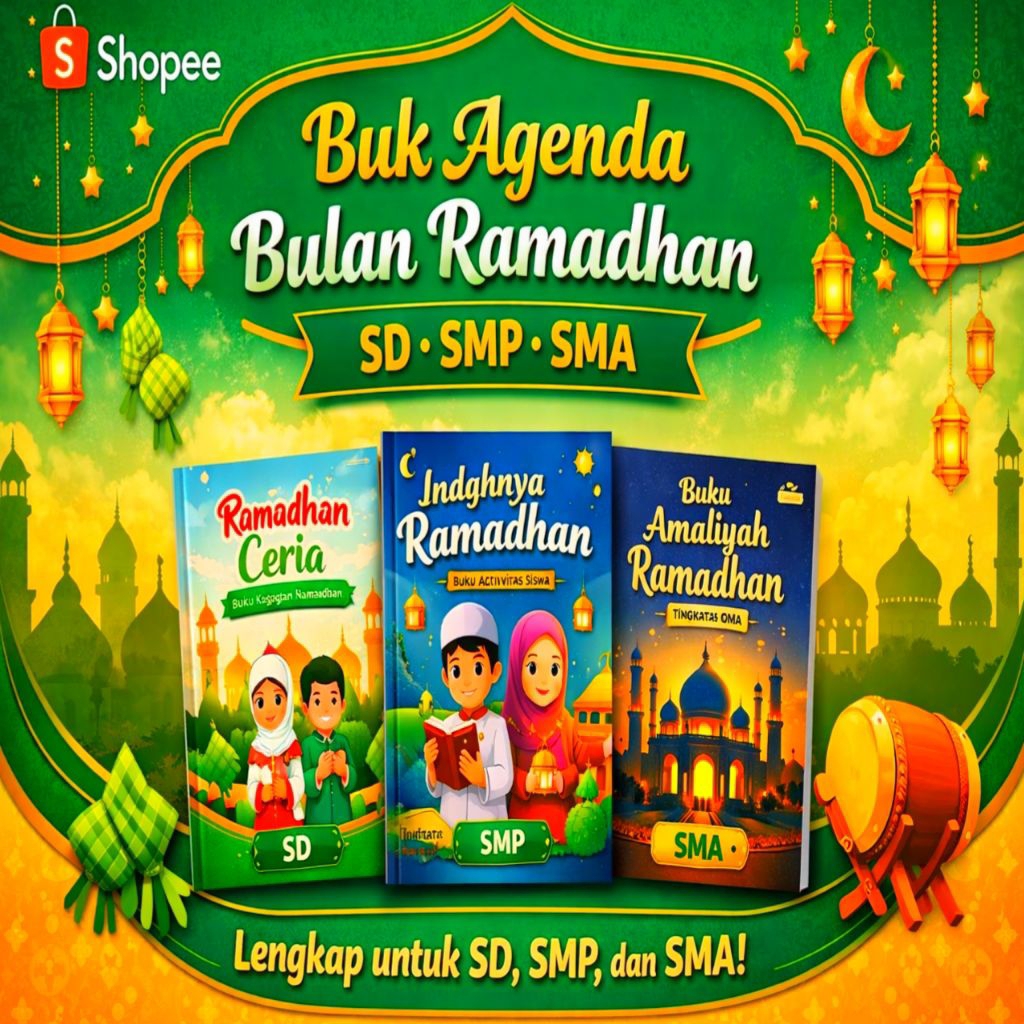 ORI | Buku Agenda Aktivitas Bulan Ramadhan | Buku Agenda Ramadhan SD SMP SMA