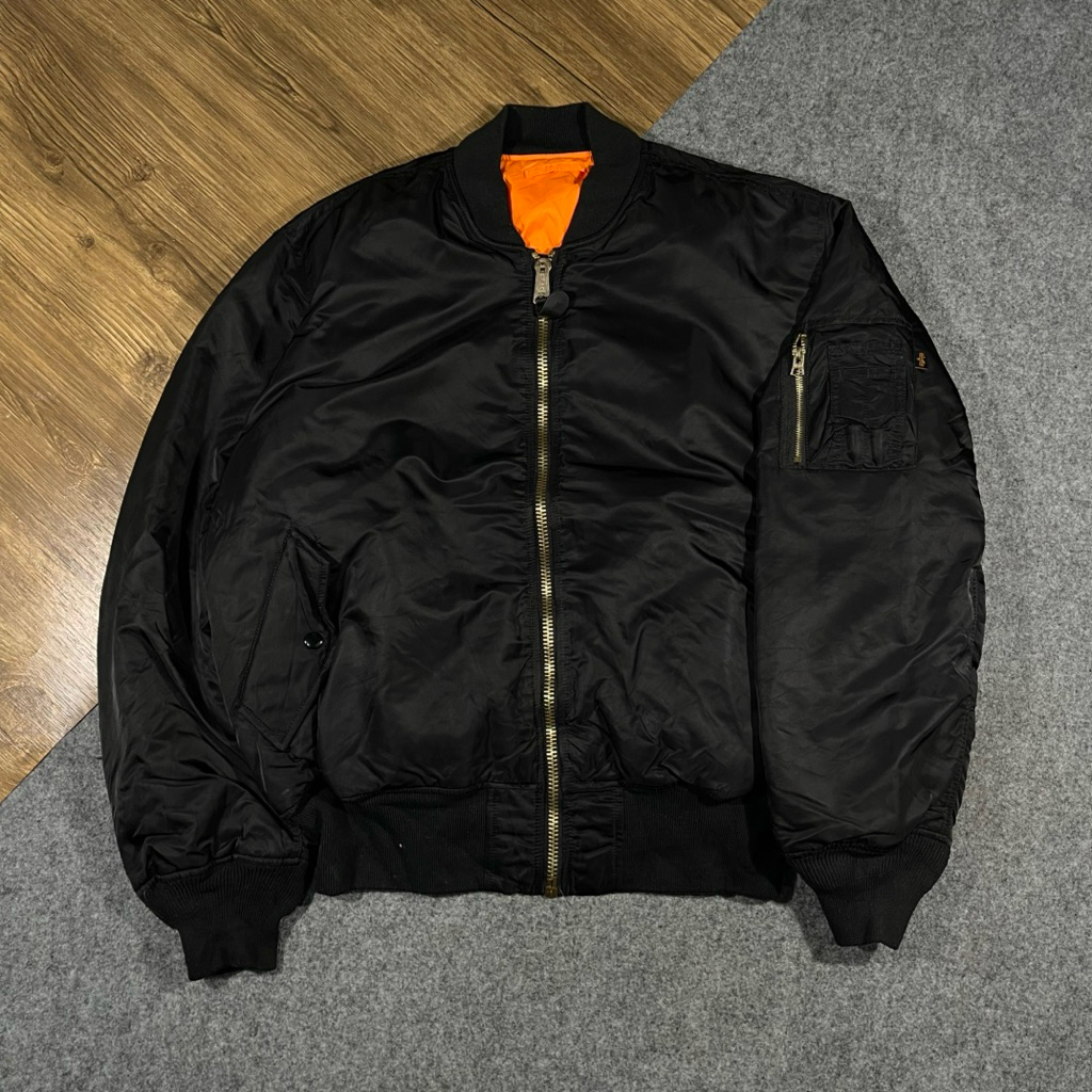 Jaket bomber Alpha Industries revesible second