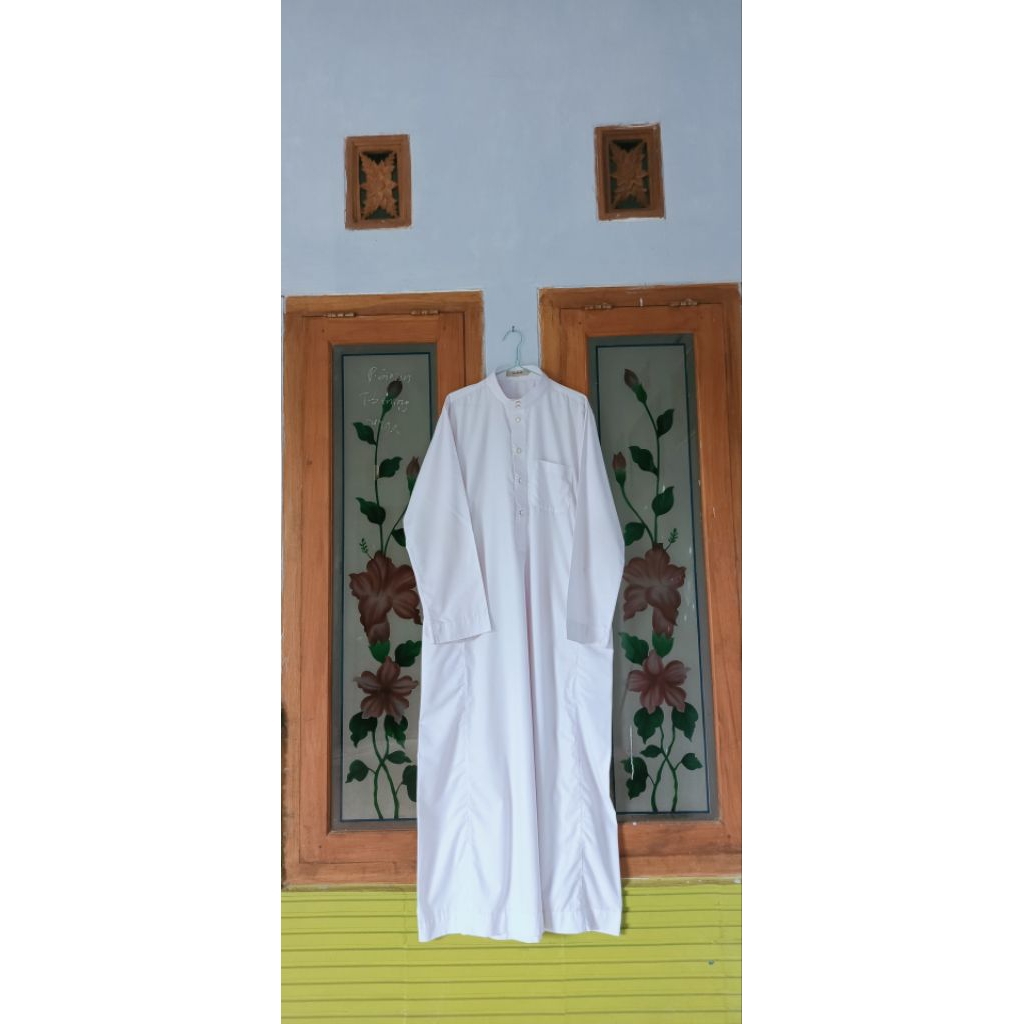 GAMIS PRIA PUTIH PL BRAND ALLEBAS 2