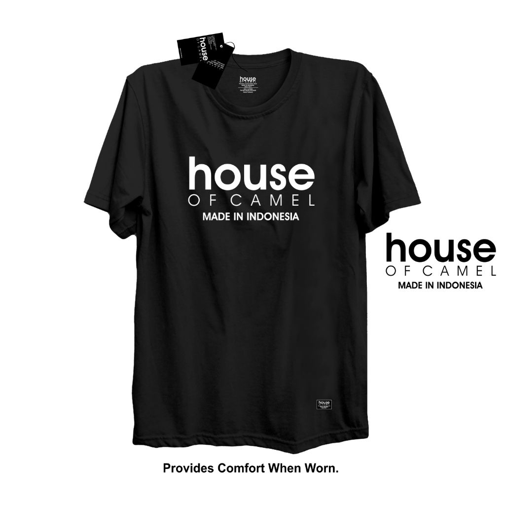 Kaos Distro Original Pria Wanita (Unisex) | HOC-0002 | By. HOUSE OF CAMEL