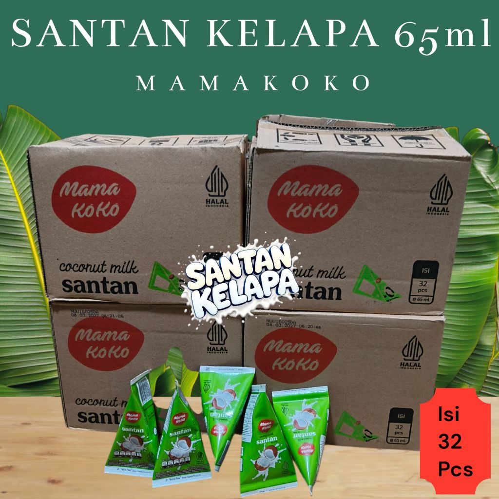 Mamakoko santan kelapa cair 65ml ( 1 Dus)