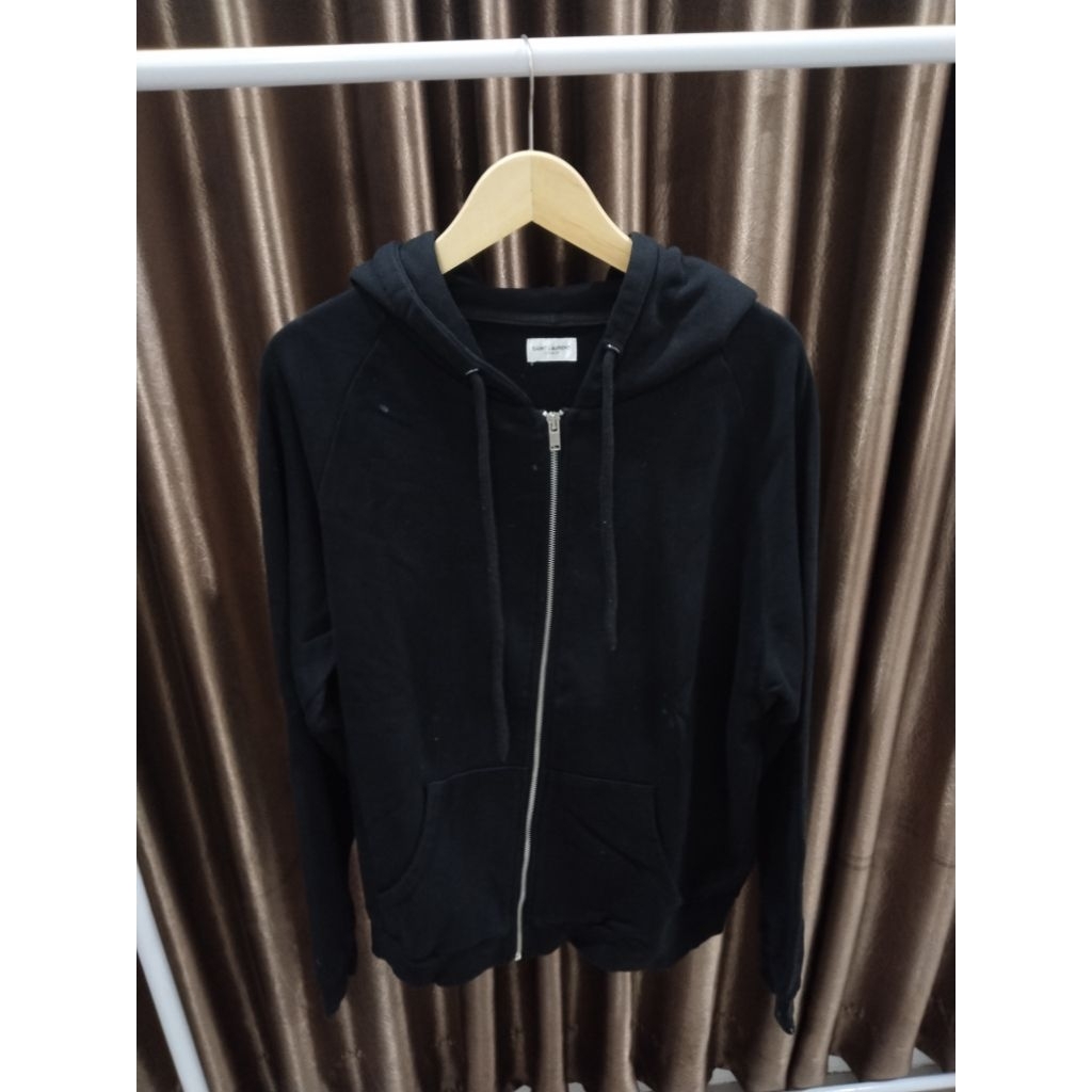 HOODIE ZIPPER SAINT LAURENT PARIS BORDIR ysl LUXURY
