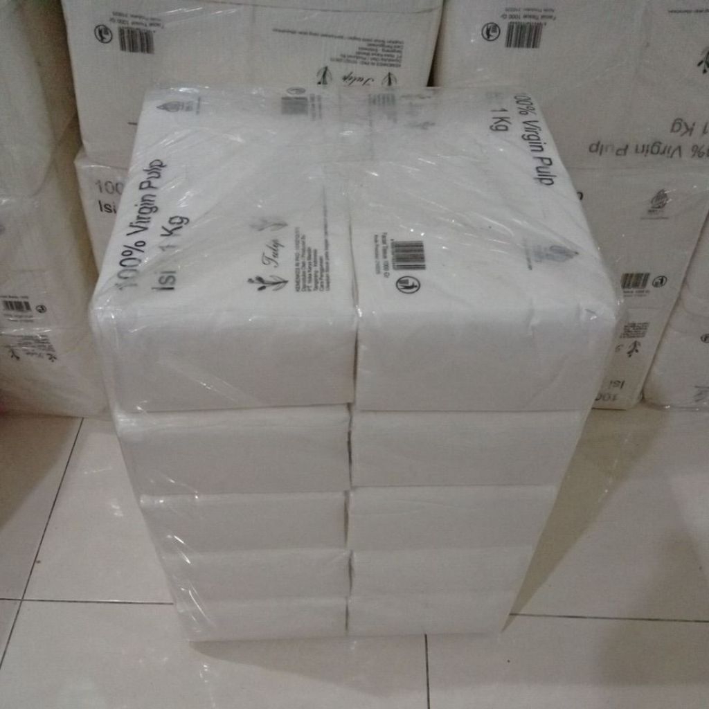 1 bal 10 pcs Tisu Tulip Tisu wajah